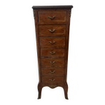 Semainier de style louis xv en placage de bois de rose xx si�cle