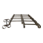 Srie de 12 porte couteau vintage en inox
