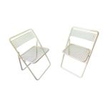 Srie de 2 chaises pliables signe mu italien