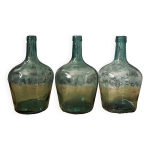 Srie de 3 dames jeanne / bonbonnes