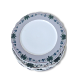 Srie de 4 assiettes  dessert xixme