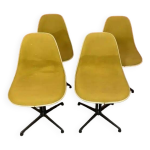 Série de 4 chaises la fonda par charles et ray eames pour vitra Série de 4 chaises la fonda par charles et ray eames pour vitra