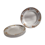 Série de 6 assiettes plates saint amand ceranord france Série de 6 assiettes plates saint amand ceranord france