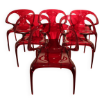 S�rie de 6 chaises roche bobois