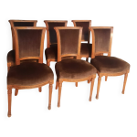 Serie de 6 chaises style directoire