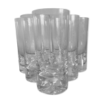 Série de 6 verres à apéritif kosta boda pied bullé Série de 6 verres à apéritif kosta boda pied bullé