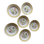 Srie d assiettes sarreguemines digoin