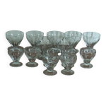 Service 14 pi�ces verres art d�co