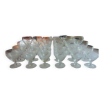 Service de 33 verres cristal
