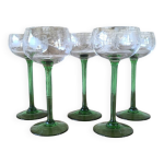 Service de 6 verres alsace en cristal
