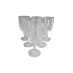 Service de 6 verres  eau en cristal de vannes svres modle style nancy
