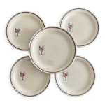 Service assiettes 1920 charbonnier salins Service assiettes 1920 charbonnier salins