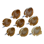Service assiettes vintage supports  baguette en cramique