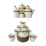Service  caf 10 pices style empire annes 60