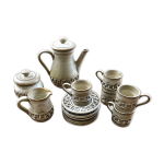 Service  caf avec 6 tasses besson vallauris