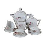 Service � caf� art d�co porcelaine vintage art d�co