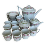 Service  caf charles field haviland fleurs d glantiers