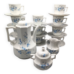 Service  caf porcelaine blanche bareuther waldassen bavaria germany