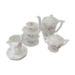 Service  caf en porcelaine fine piage d. f. tchcoslovaquie des annes 30