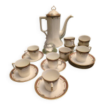 Service  caf en porcelaine de limoges en parfait tat