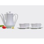 Service  caf porcelaine vintage winterling 9 pcs