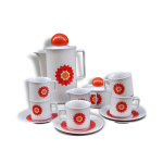 Service  caf et  soupe seventie's