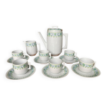 Service  caf vintage porcelaine limoges bernardaud eridan design 1970
