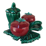 Service ceramique vintage sel poivre moutarde annes 1950 1960