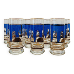 Service complet de 12 verres nagel  ides en verre  design allemand