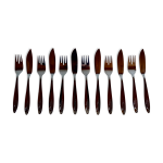 Service de couverts  poisson vintage pour 6 personnes - wmf - acier inoxydable - made in germany