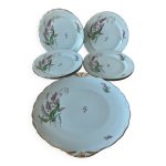 Service  dessert m s porcelaine fine