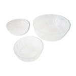 Service � dessert en verre saladier et coupelles