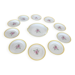 Service  gteaux en porcelaine de badonviller