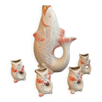 Service  liqueur poissons 7 pices 70'