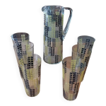 Service orangeade. 1950 . verres et carafe