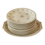 Service  ptisserie en porcelaine thodore haviland