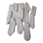 Service de table 2 nappes + 11 serviettes mono gc en mtis
