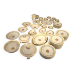 Service de table 75 pi�ces en porcelaine vintage, raynaud et cie, limoges.