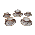 Service tasse porcelaine anglaise royal crown derby 19e siècle Service tasse porcelaine anglaise royal crown derby 19e siècle