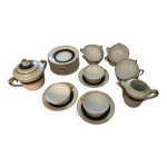 Service à thé 12 tasses porcelaine limoges Service à thé 12 tasses porcelaine limoges