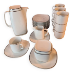 Service  th / caf en porcelaine bavaria schirnding complet