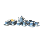 Service a the gres anglais denby england 12 bleu pale et blanc modele castille Service a the gres anglais denby england 12 bleu pale et blanc modele castille