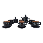 Service  th russe vintage 14pces 6 personnes en terre cuite maille