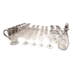 Service de verres en cristal