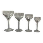 Service de verres  pieds