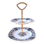 Serviteur  apritifs, gteaux en porcelaine de gien ibis