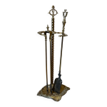 Serviteur de chemine en bronze