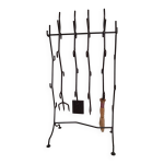 Serviteur de chemine brutaliste