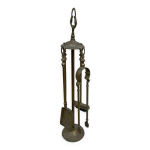 Serviteur de chemine ncessaire de feu 4 pices en laiton accessoires