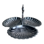 Serviteur coquillage triple en inox